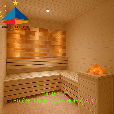 Phòng xông hơi đá muối himalaya