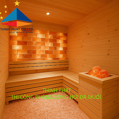 Phòng xông hơi đá muối himalaya