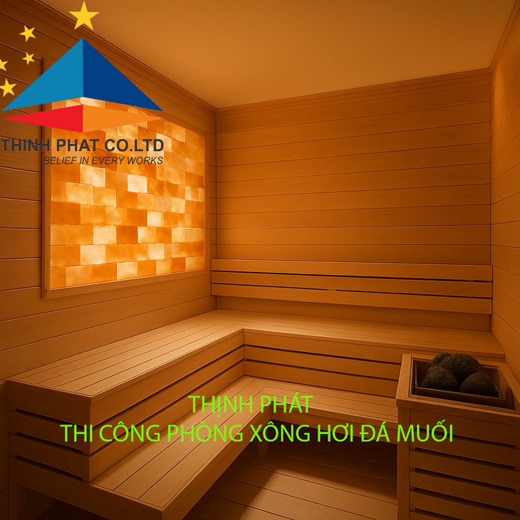 Phòng xông hơi đá muối himalaya - TP 01