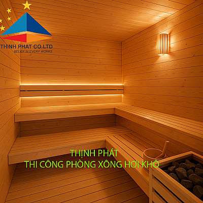 Thi công phòng xông hơi khô | giá rẻ tại Tây Ninh