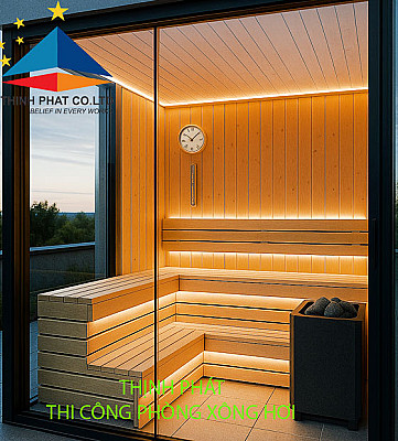Thi công phòng xông hơi - giá rẻ tại TP HCM