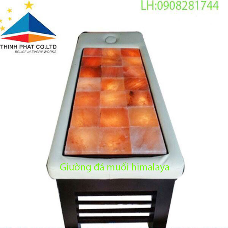 GIƯỜNG ĐÁ MUỐI HIMALAYA - GIÁ RẺ UY TÍN TẠI TP HCM